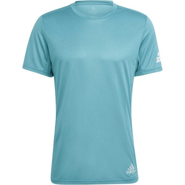 adidas adidas RUN IT TEE M Мъжка тениска за бягане, тюркоазено, размер