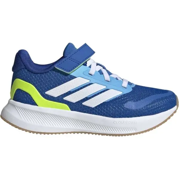 Adidas adidas RUNFALCON 5 EL C Детски спортни обувки за зала, синьо, размер
