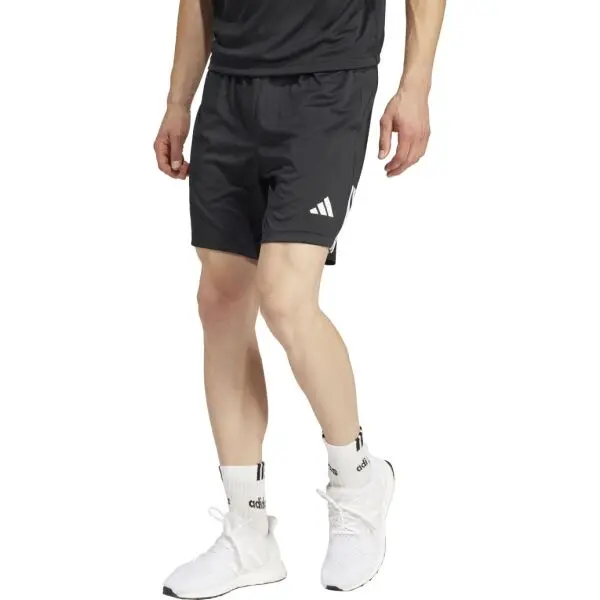 adidas adidas SERENO AEROREADY CUT 3-STRIPES SHORTS Мъжки спортни къси панталони, черно, размер