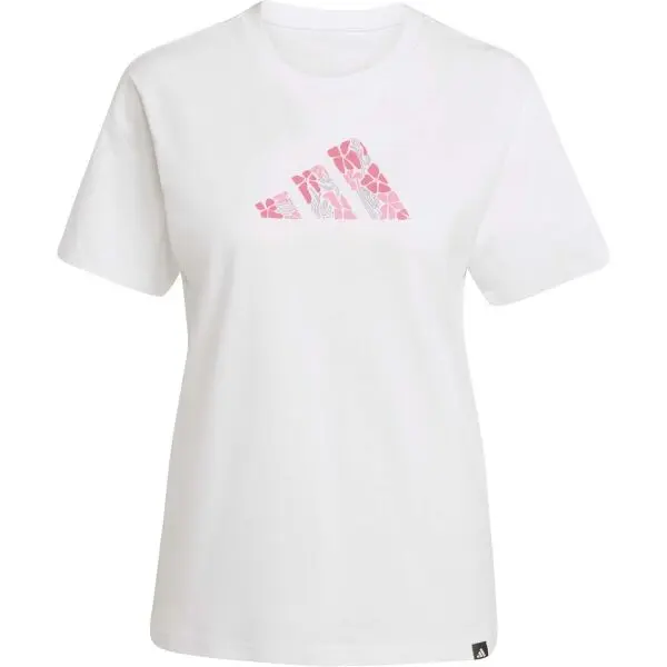 Adidas adidas SOFTS TEE 1 W Дамска тениска, бяло, размер