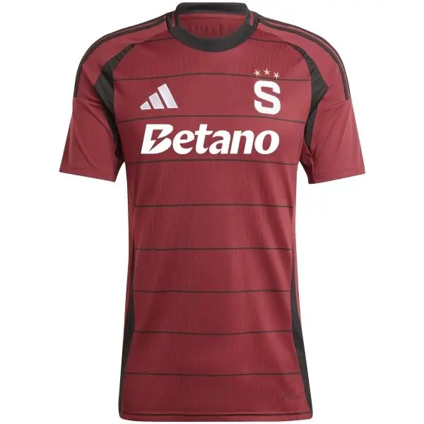 adidas adidas SPARTA PRAGUE 24/25 HOME JERSEY Мъжка фланелка, винен, размер