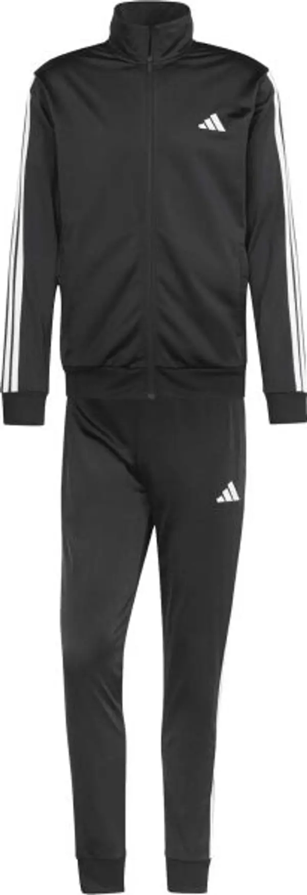 adidas adidas SPORTSWEAR BASIC 3-STRIPES TRICOT M Мъжки спортен екип, черно, размер