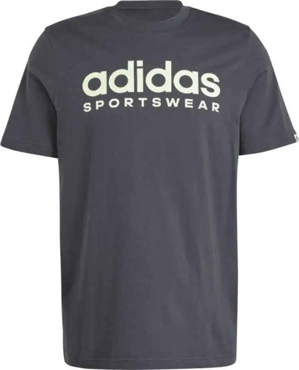adidas adidas SPORTSWEAR GRAPHIC TEE Мъжка тениска, тъмносиво, размер