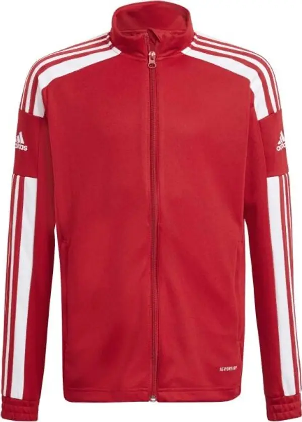 adidas adidas SQ21 TR JKT Y Момчешки футболен суитшърт, червено, размер