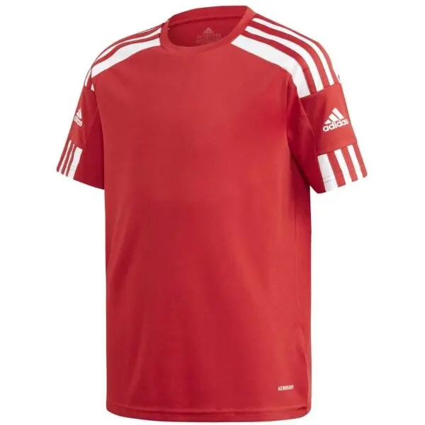 adidas adidas SQUAD 21 JSY Y Футболна фланелка за момчета, червено, размер