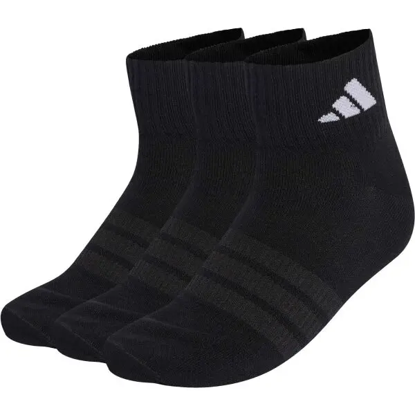 Adidas adidas T ESSENTIALS ANK 3P Чорапи, черно, размер