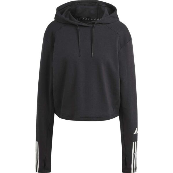 adidas adidas TC 3S HOODIE Дамски спортен суитшърт, черно, размер