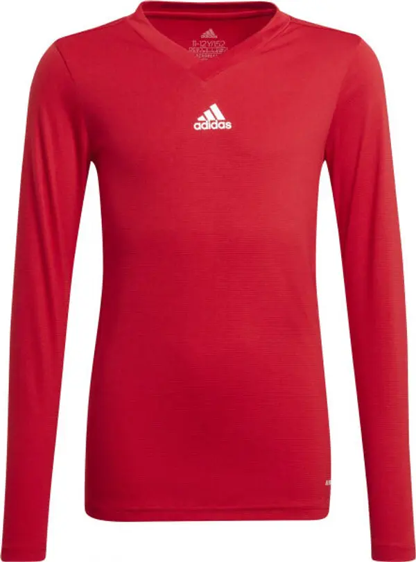 adidas adidas TEAM BASE TEE Y Юношеска тениска за футбол, червено, размер