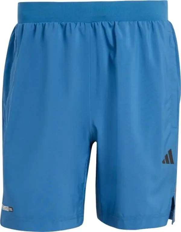 adidas adidas TECH ESSNTIALS WORKOUT 3 STRIPES SHORTS Мъжки спортни шорти, синьо, размер XXL 7"