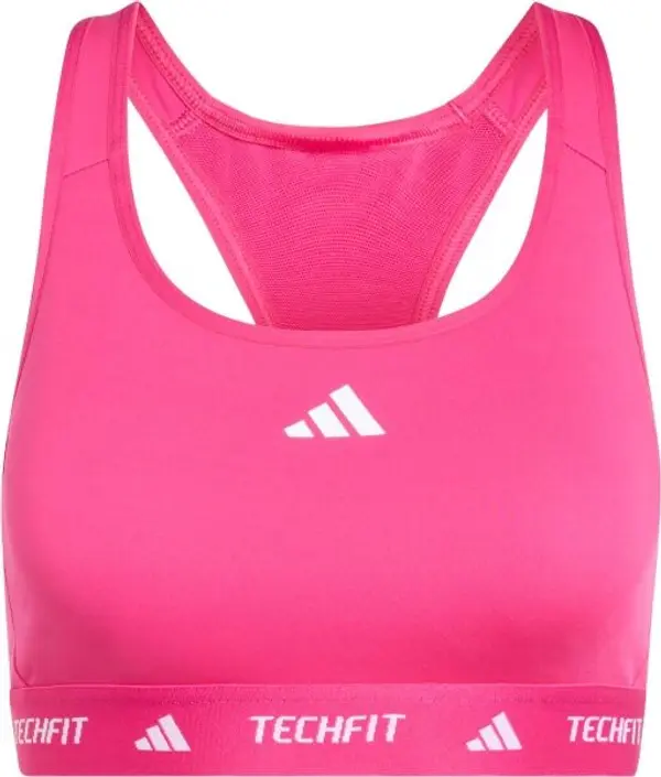 adidas adidas TECH FIT BRA Дамски спортен сутиен, розово, размер