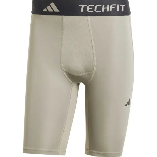 Adidas adidas TECHFIT COMPRESSION TRAINING SHORT LEGGINGS Мъжки еластичен клин, сиво, размер XXL