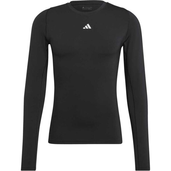 adidas adidas TECHFIT LONG SLEEVE TEE Мъжка тениска, черно, размер