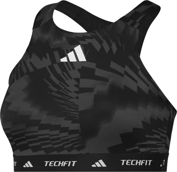 adidas adidas TECHFIT MEDIUM-SUPPORT BRA Дамски сутиен, черно, размер S A-B