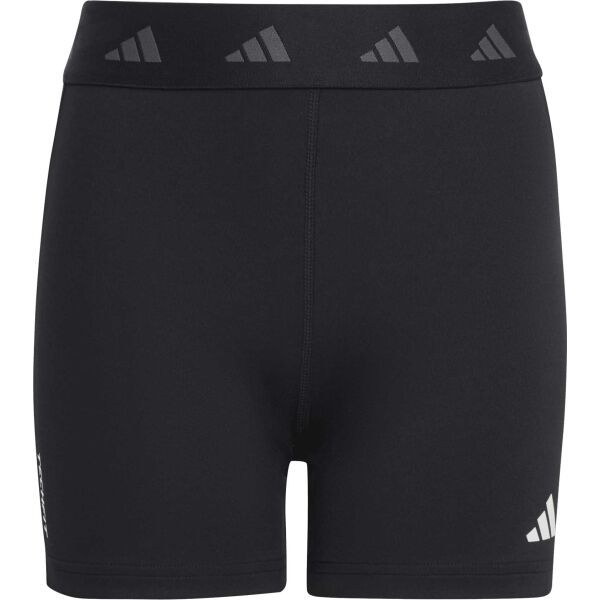 adidas adidas TECHFIT SHORT KIDS Момичешки клин за бягане, черно, размер