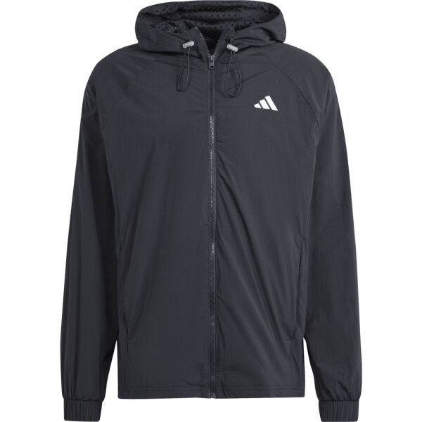 adidas adidas TENNIS PRO SEMI-TRANSPARENT JACKET Мъжко яке, черно, размер