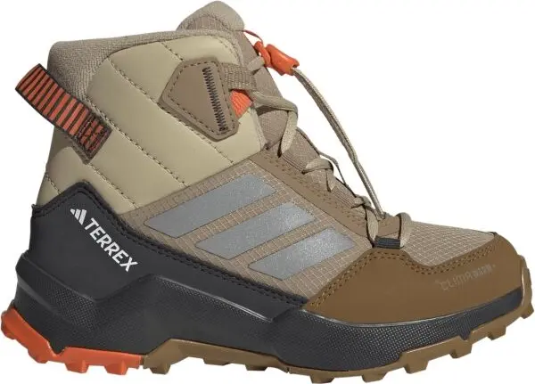 Adidas adidas TERREX AX4R CW+ MID K Детски затоплени обувки, кафяво, размер 39 1/3