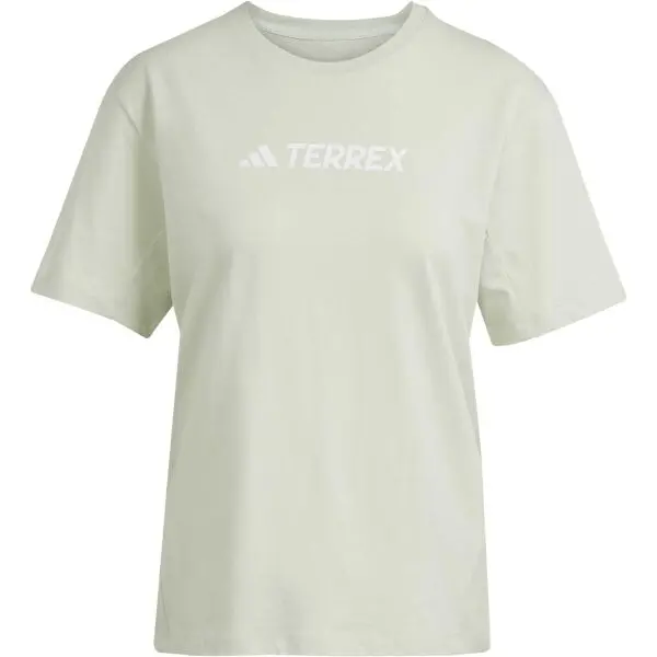 adidas adidas TERREX CLASSIC LOGO Дамска тениска, светло-зелено, размер