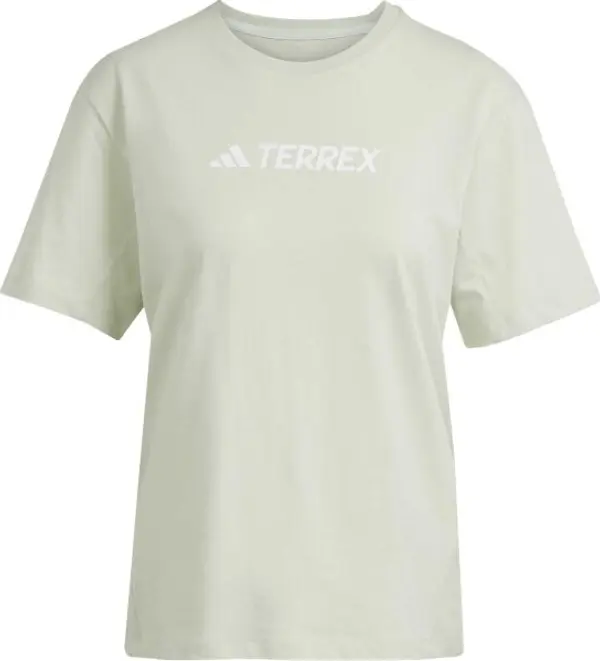 adidas adidas TERREX CLASSIC LOGO Дамска тениска, светло-зелено, размер