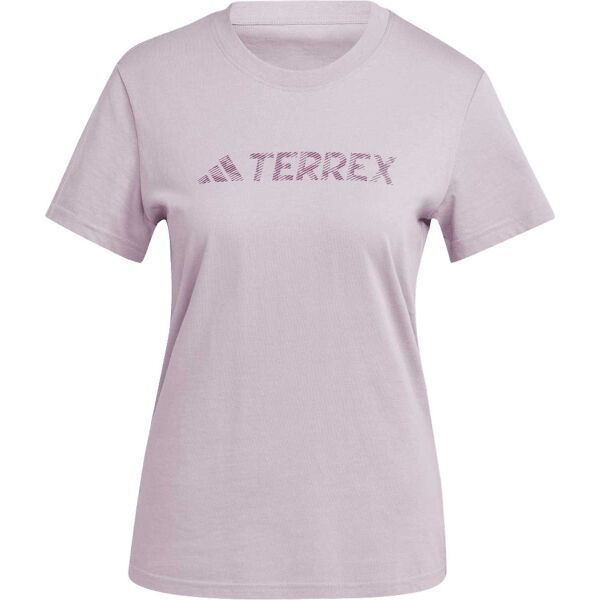 adidas adidas TERREX CLASSIC LOGO TEE Дамска тениска, розово, размер