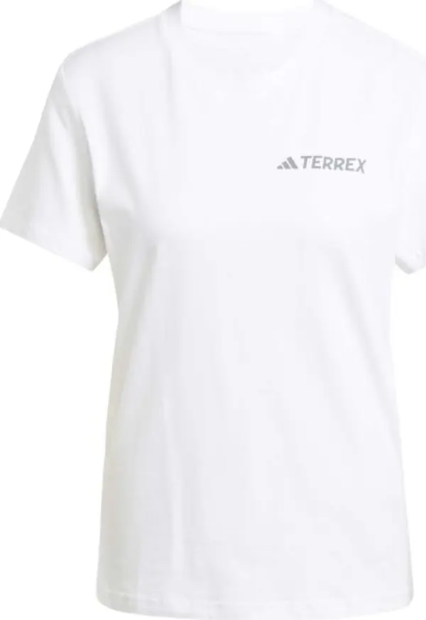 adidas adidas TERREX MOUNTAIN TEE Дамска туристическа тениска, бяло, размер