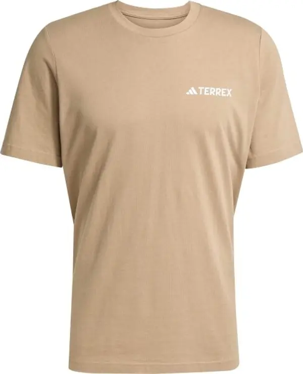 adidas adidas TERREX MOUNTAIN TEE Мъжка тениска за туризъм, кафяво, размер XXL