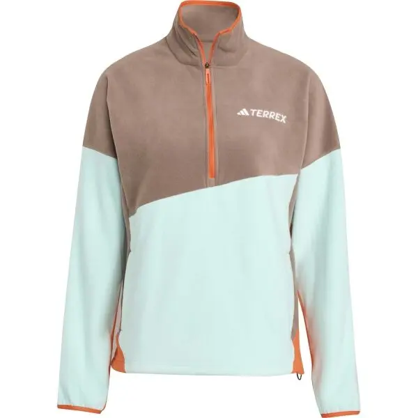 Adidas adidas TERREX MULTI CLIMAWARM FLEECE ANORAK Дамско горнище от полар, светлосиньо, размер