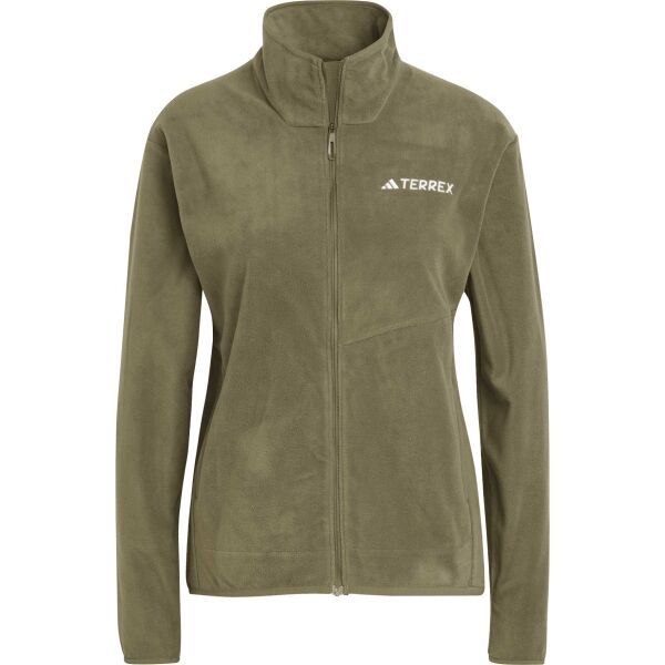 adidas adidas TERREX MULTI FULL-ZIP FLEECE Дамско яке от флийс, khaki, размер
