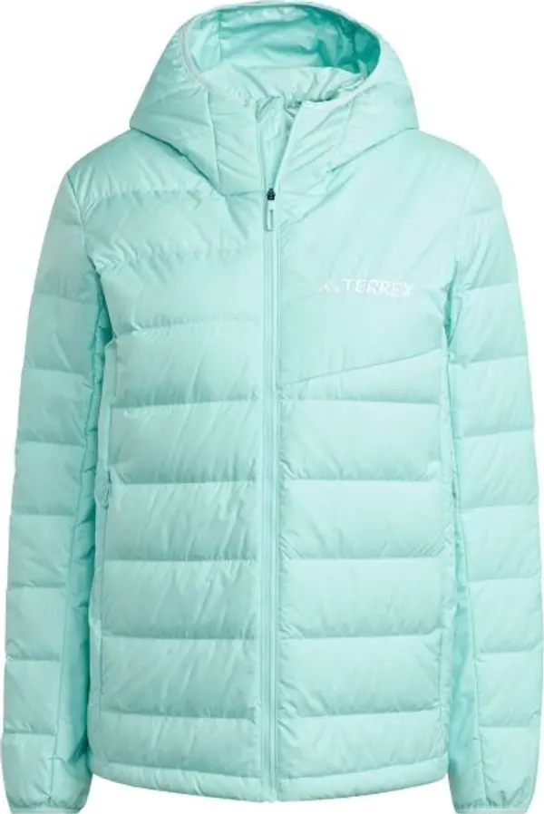 adidas adidas TERREX MULTI LIGHT DOWN HOODED JACKET Дамско яке, тюркоазено, размер