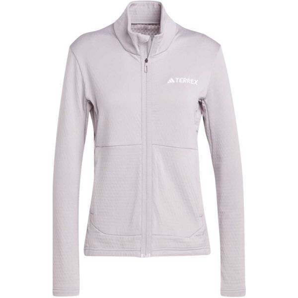 adidas adidas TERREX MULTI LIGHT FLEECE FULL-ZIP Дамски суитшърт, розово, размер
