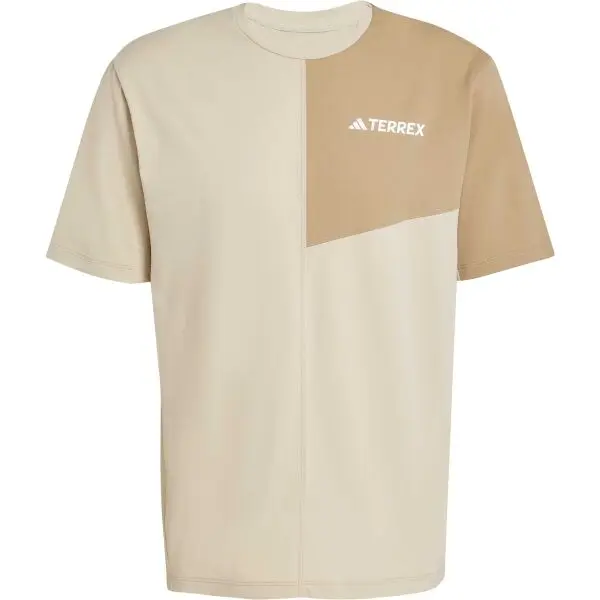 adidas adidas TERREX MULTI TEE Мъжки спортна тениска, бежово, размер
