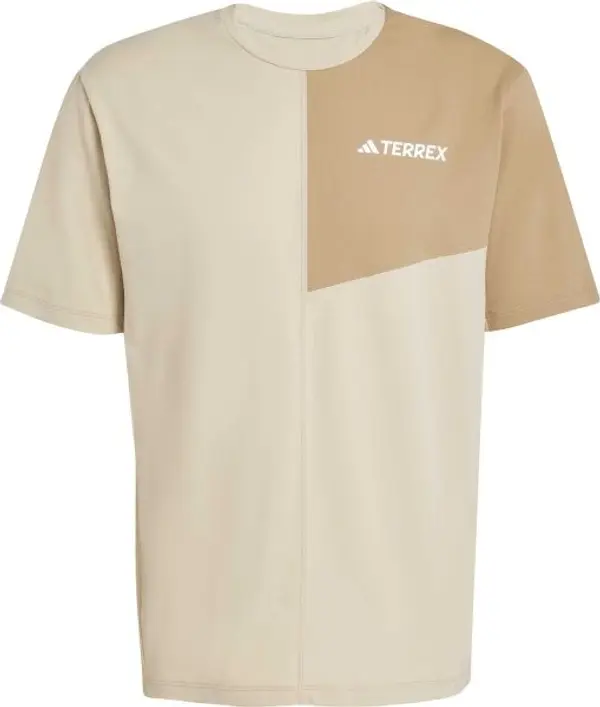 adidas adidas TERREX MULTI TEE Мъжки спортна тениска, бежово, размер