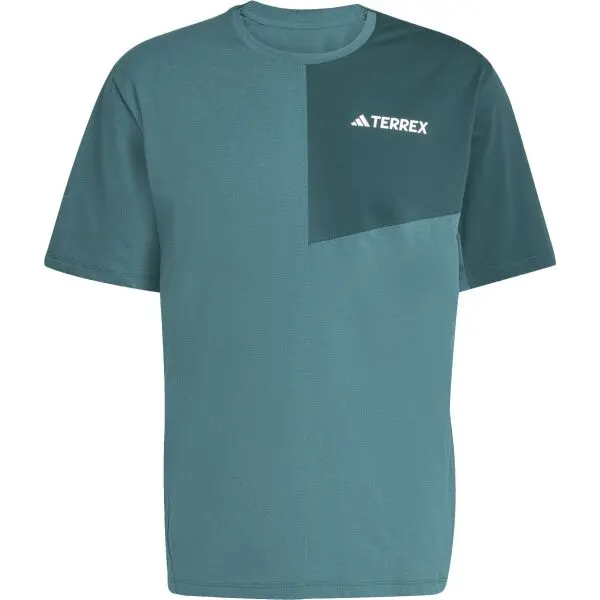 adidas adidas TERREX MULTI TEE Мъжки спортна тениска, зелено, размер