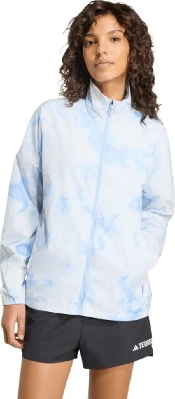 adidas adidas TERREX MULTI WIND JACKET SD W Дамско аутдор яке, светлосиньо, размер