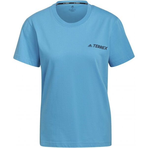 adidas adidas TERREX TEE Дамска outdoor тениска, синьо, размер