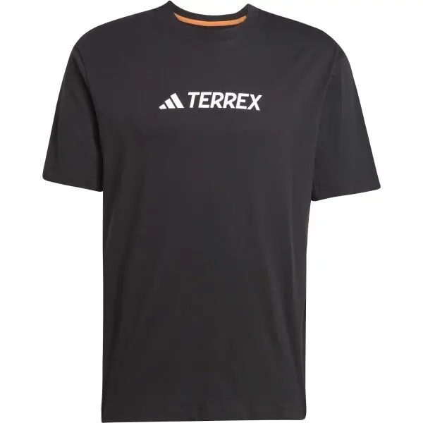 adidas adidas TERREX TEE Мъжка тениска за туризъм, черно, размер