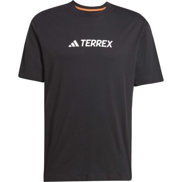 adidas adidas TERREX TEE Мъжка тениска за туризъм, черно, размер