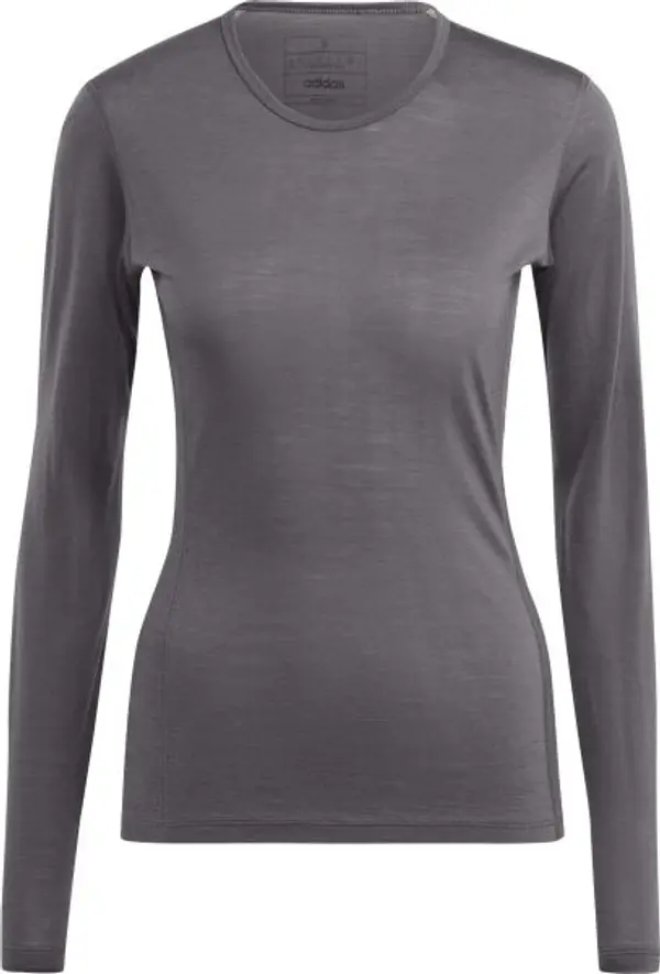 adidas adidas TERREX XPERIOR TOP Дамска поларена тениска, тъмносиво, размер