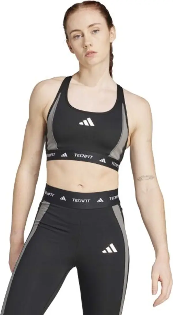 adidas adidas TF MS CB BRA Дамски спортен сутиен, черно, размер S A-B