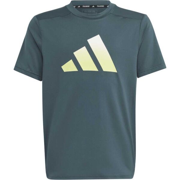 adidas adidas TI TEE Тренировъчна тениска за момчета, тъмносиво, размер