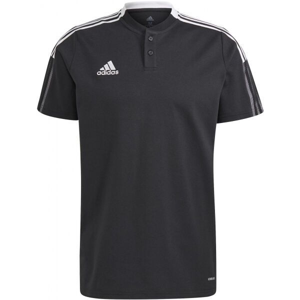 adidas adidas TIRO21 POLO Мъжка футболна тениска, черно, размер