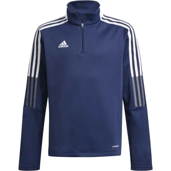 adidas adidas TIRO21 WRM TOPY Юношески футболен суитшърт, тъмносин, размер