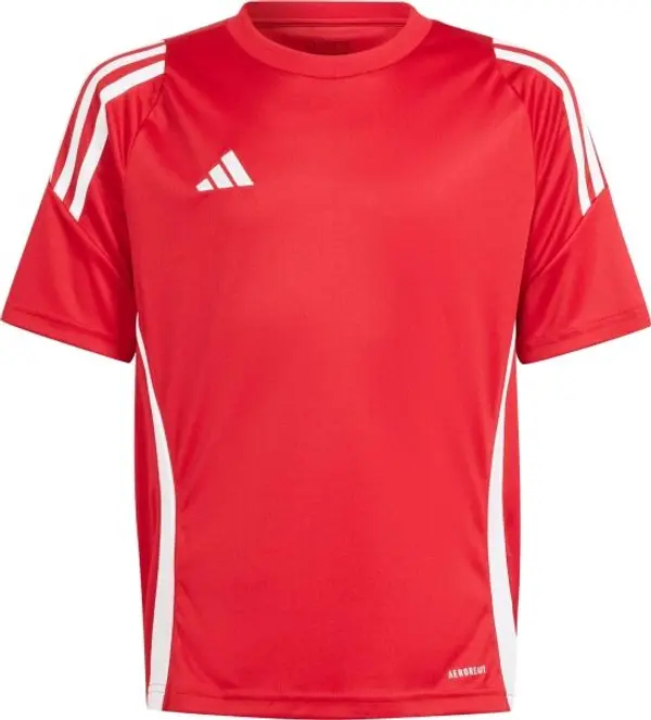 adidas adidas TIRO24 JERSEY Y Футболна фланелка за момчета, червено, размер