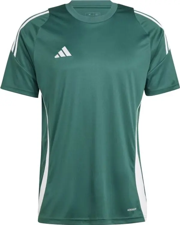 adidas adidas TIRO24 TRAINING JERSEY Футболна фланелка, тъмнозелено, размер