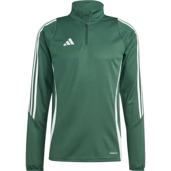 adidas adidas TIRO24 TRAINING TOP Мъжки суитшърт, тъмнозелено, размер