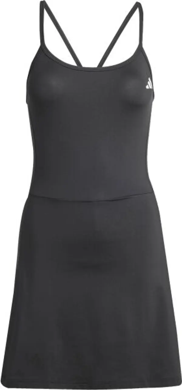 adidas adidas TRAIN ESSENTIALS MIN DRESS Дамска мини рокля за тренировка, черно, размер