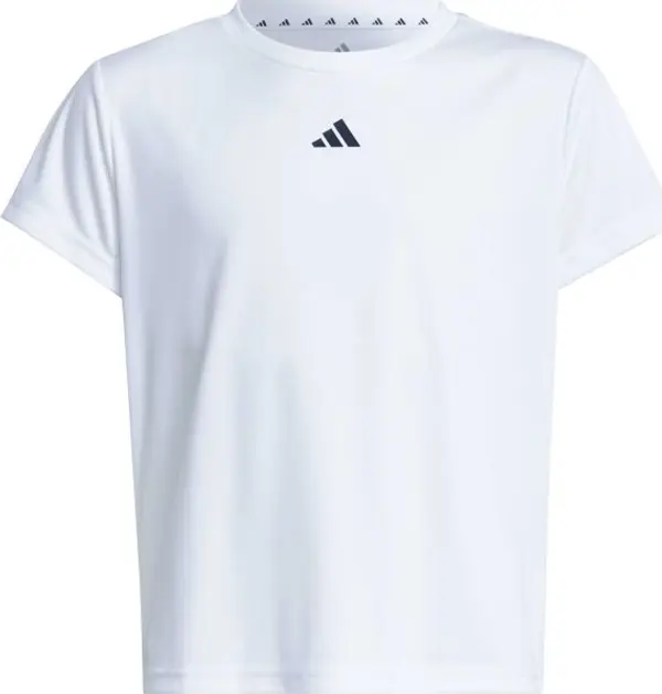 adidas adidas TRAIN ESSENTIALS REGULAR FIT LOGO KIDS Момичешка тренировъчна тениска, бяло, размер