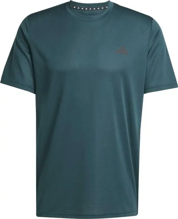adidas adidas TRAIN ESSENTIALS STRETCH TRAINING Мъжка тениска, тъмнозелено, размер
