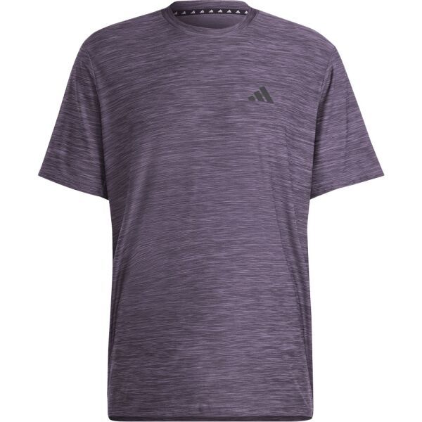 adidas adidas TRAIN ESSENTIALS STRETCH TRAINING TEE Мъжка спортна тениска, лилаво, размер