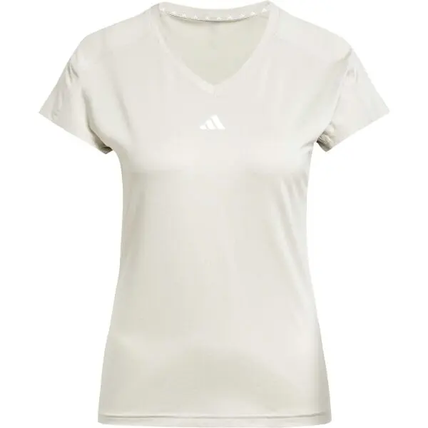Adidas adidas TRAIN ESSENTIALS TEE Дамска тениска за тренировка, бежово, размер
