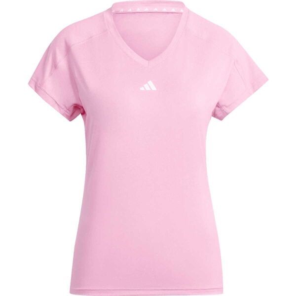 adidas adidas TRAIN ESSENTIALS TEE Дамска тренировъчна тениска, розово, размер